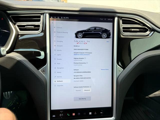 used 2015 Tesla Model S car, priced at $19,990