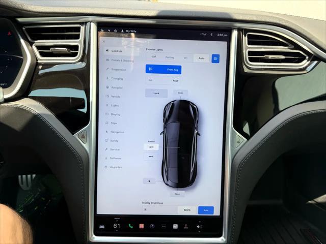 used 2015 Tesla Model S car, priced at $19,990