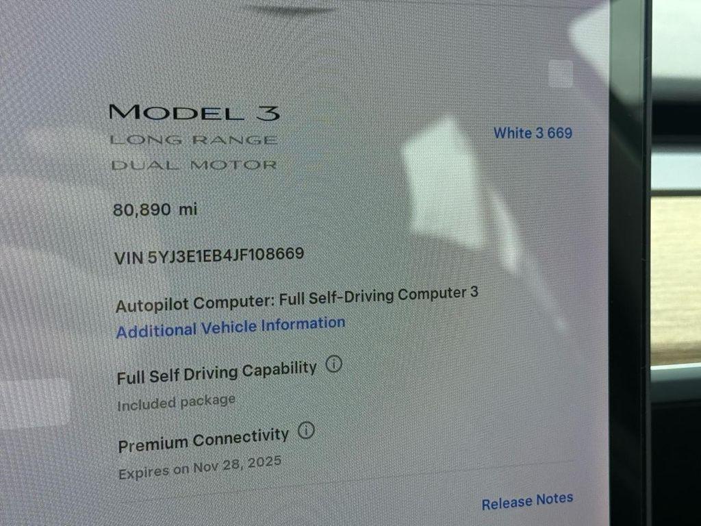 used 2018 Tesla Model 3 car, priced at $20,980