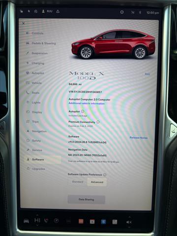 used 2017 Tesla Model X car, priced at $28,990