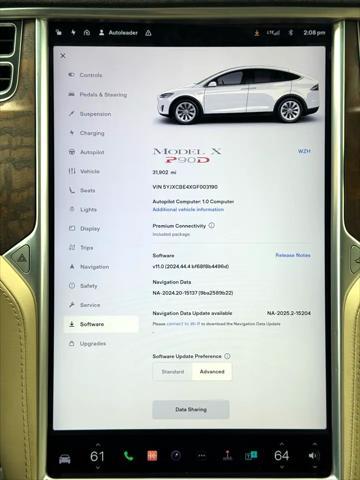 used 2016 Tesla Model X car, priced at $30,990
