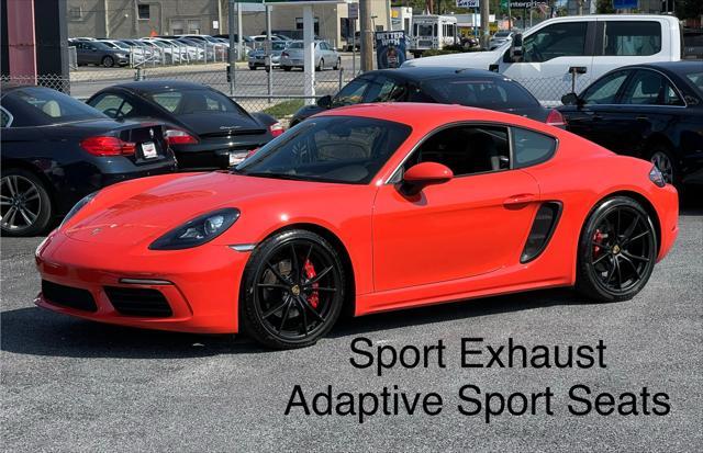 used 2018 Porsche 718 Cayman car, priced at $57,500