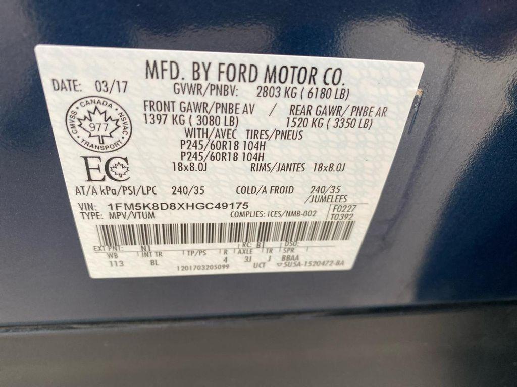 used 2017 Ford Explorer car, priced at $13,990