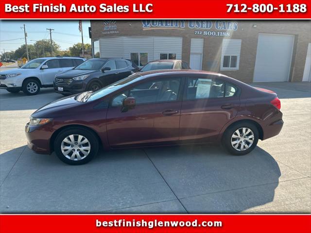 used 2012 Honda Civic car, priced at $10,990