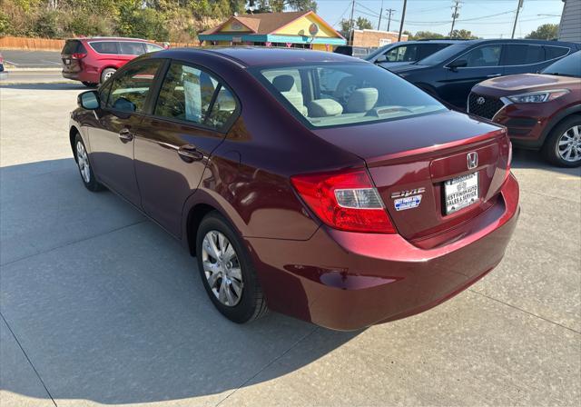 used 2012 Honda Civic car, priced at $10,990