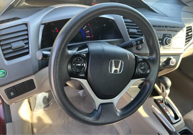 used 2012 Honda Civic car, priced at $10,990