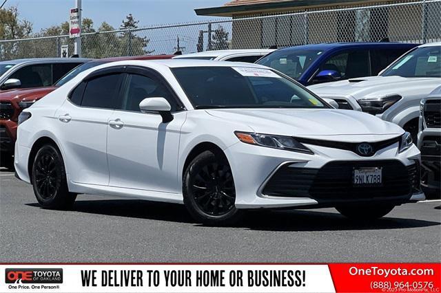 used 2022 Toyota Camry Hybrid car, priced at $23,981