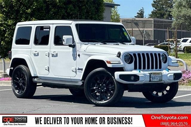 used 2021 Jeep Wrangler Unlimited 4xe car, priced at $38,461