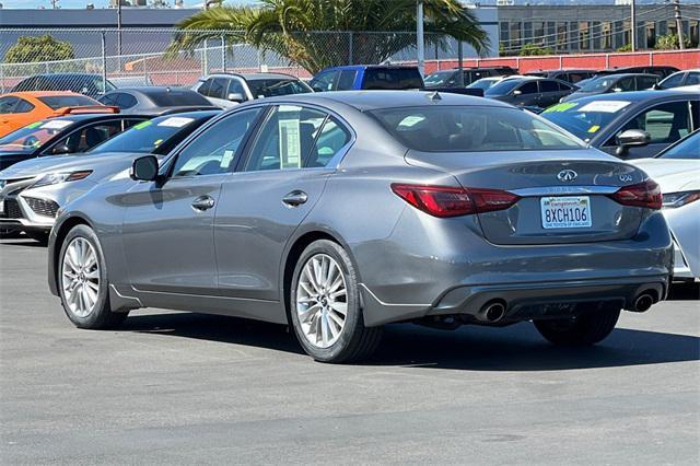 used 2021 INFINITI Q50 car, priced at $29,262