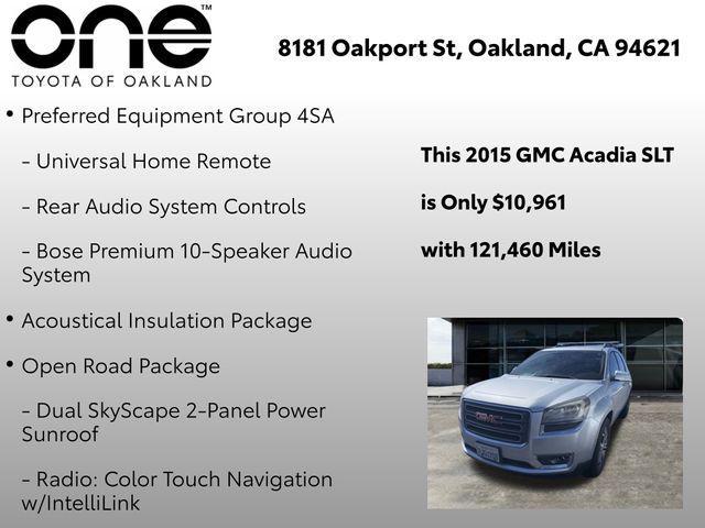 used 2015 GMC Acadia car, priced at $10,961