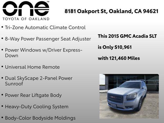 used 2015 GMC Acadia car, priced at $10,961