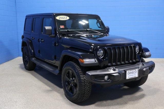 used 2021 Jeep Wrangler Unlimited car, priced at $37,777