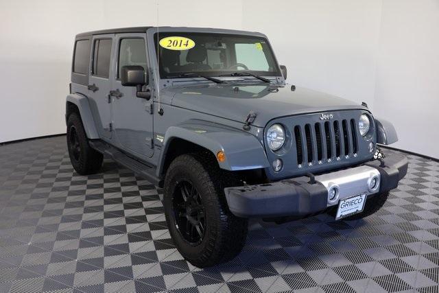 used 2014 Jeep Wrangler Unlimited car, priced at $17,500