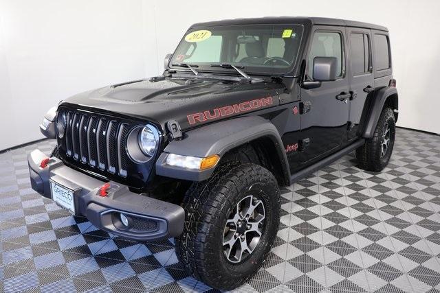 used 2021 Jeep Wrangler Unlimited car, priced at $37,777