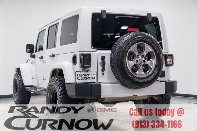 used 2016 Jeep Wrangler Unlimited car, priced at $25,556