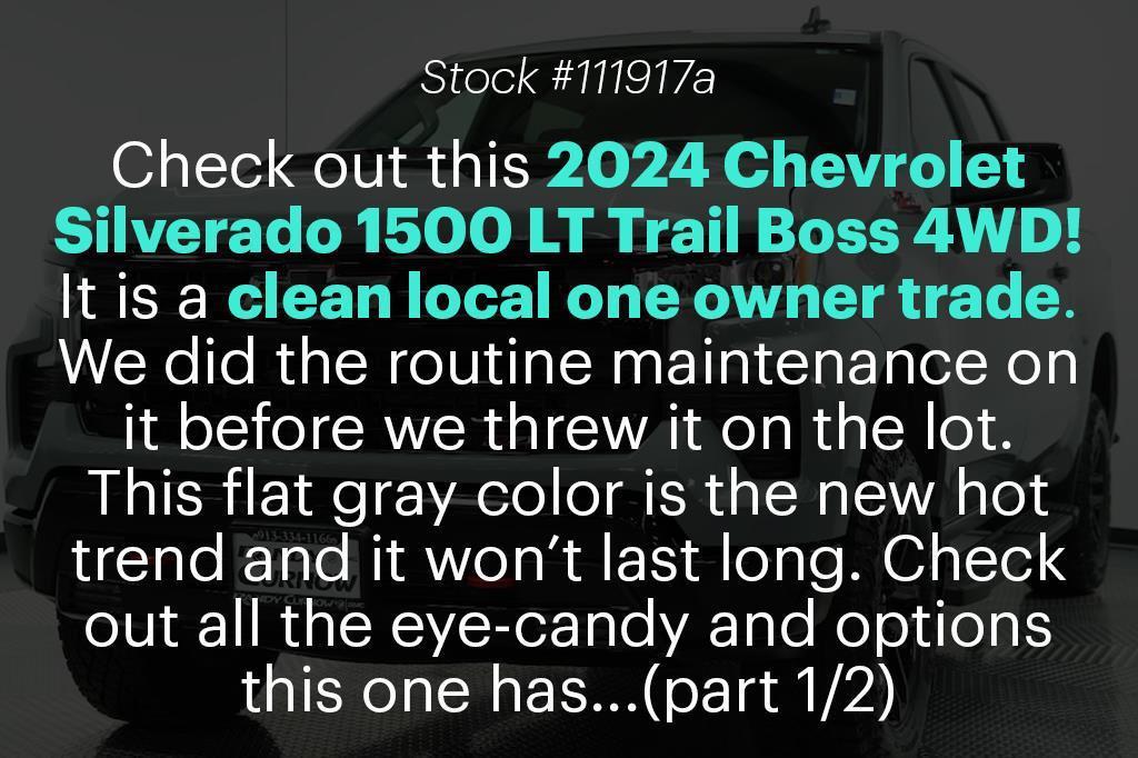 used 2024 Chevrolet Silverado 1500 car, priced at $54,500