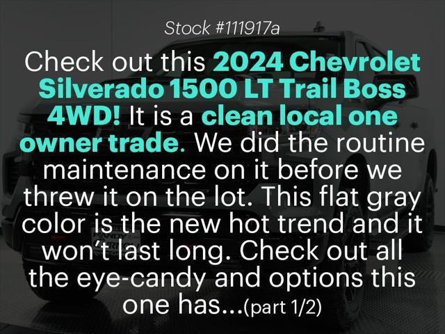 used 2024 Chevrolet Silverado 1500 car, priced at $54,912