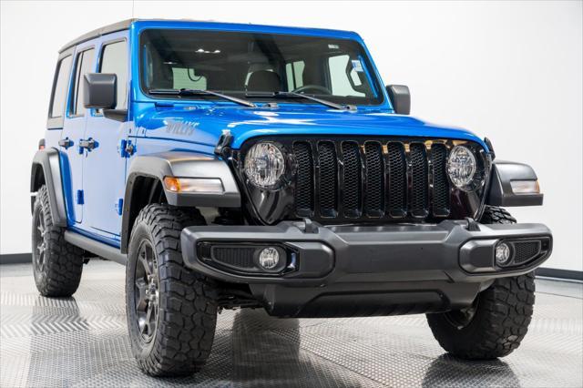 used 2022 Jeep Wrangler Unlimited car, priced at $29,800