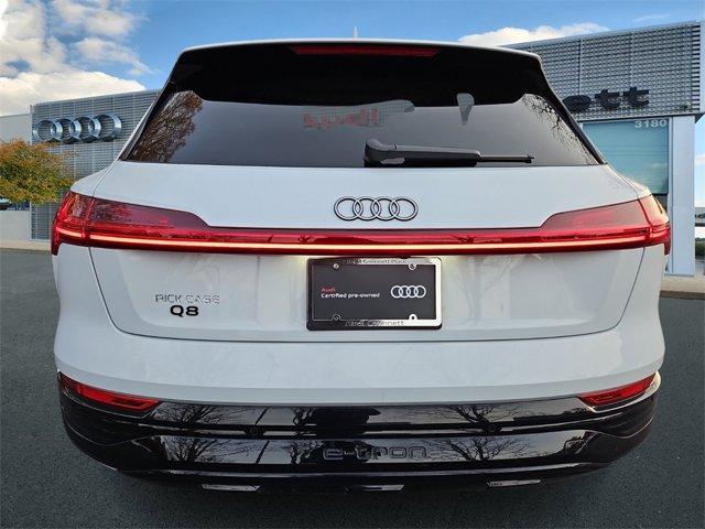 used 2024 Audi Q8 e-tron car, priced at $59,897