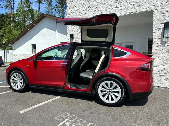used 2018 Tesla Model X car, priced at $32,995