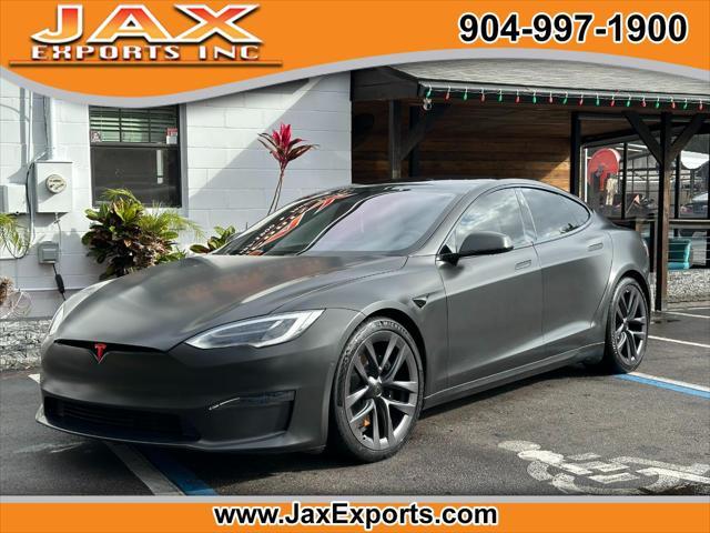 used 2021 Tesla Model S car, priced at $59,995