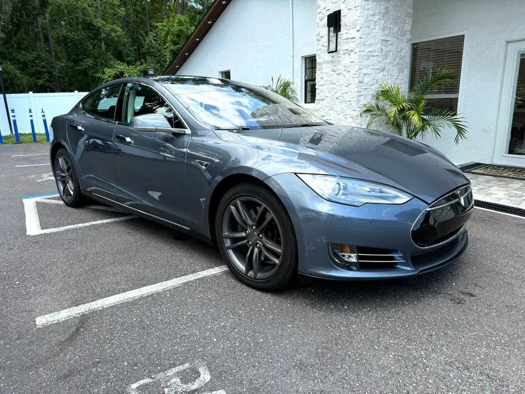 used 2014 Tesla Model S car, priced at $16,495