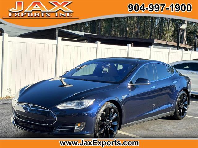 used 2014 Tesla Model S car, priced at $18,995