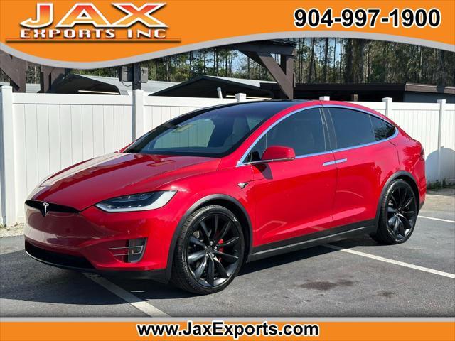 used 2017 Tesla Model X car, priced at $34,795