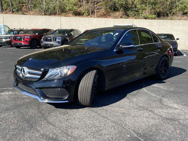 used 2015 Mercedes-Benz C-Class car, priced at $10,999