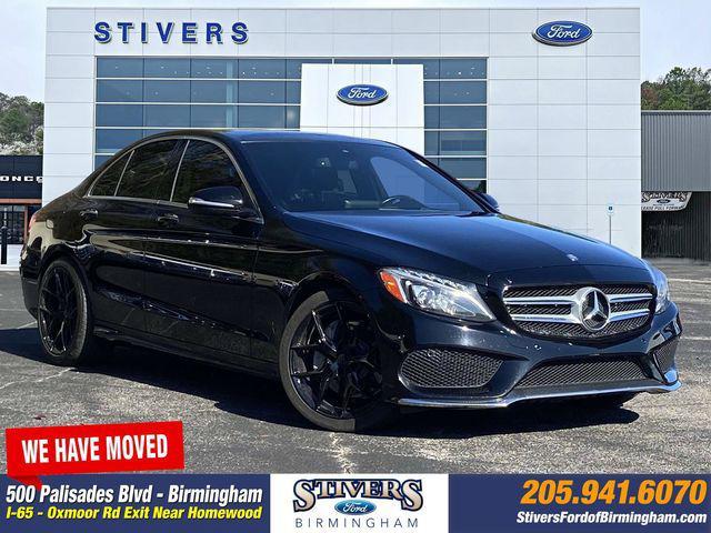 used 2015 Mercedes-Benz C-Class car, priced at $10,999