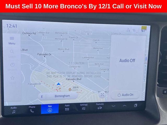 new 2025 Ford Bronco car, priced at $54,989