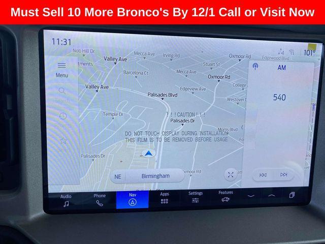 new 2025 Ford Bronco car, priced at $50,044