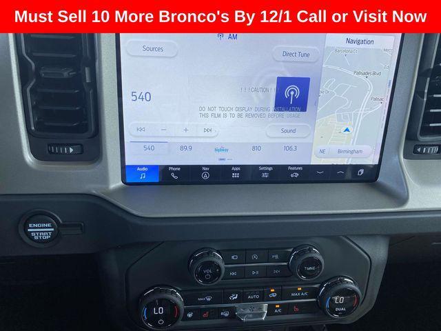 new 2025 Ford Bronco car, priced at $50,044