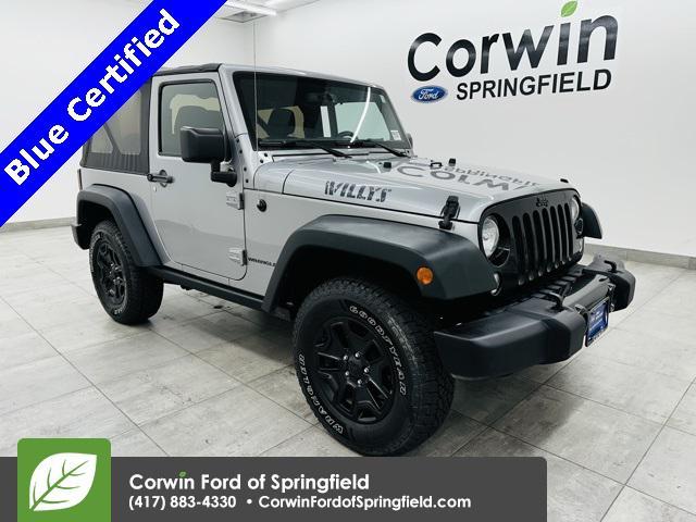 used 2017 Jeep Wrangler car, priced at $18,514