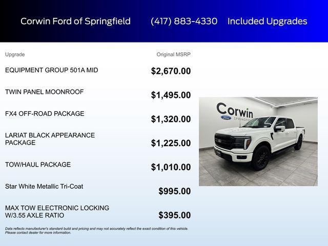 new 2025 Ford F-150 car, priced at $68,868