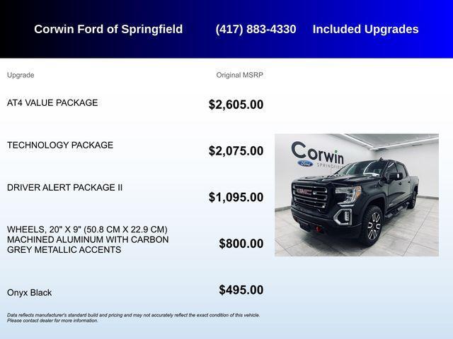 used 2021 GMC Sierra 1500 car, priced at $38,032