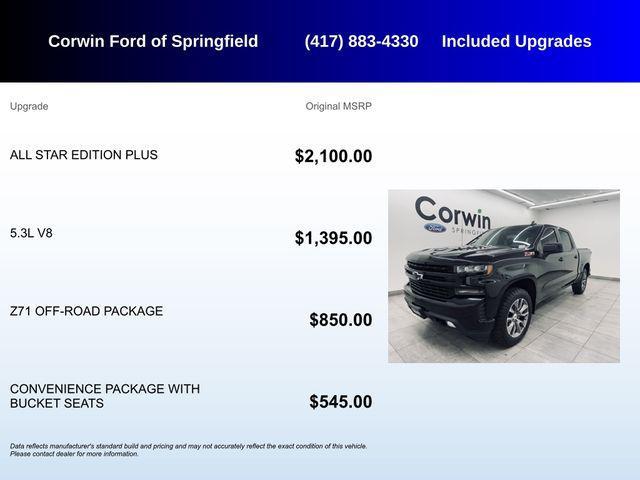 used 2021 Chevrolet Silverado 1500 car, priced at $32,489