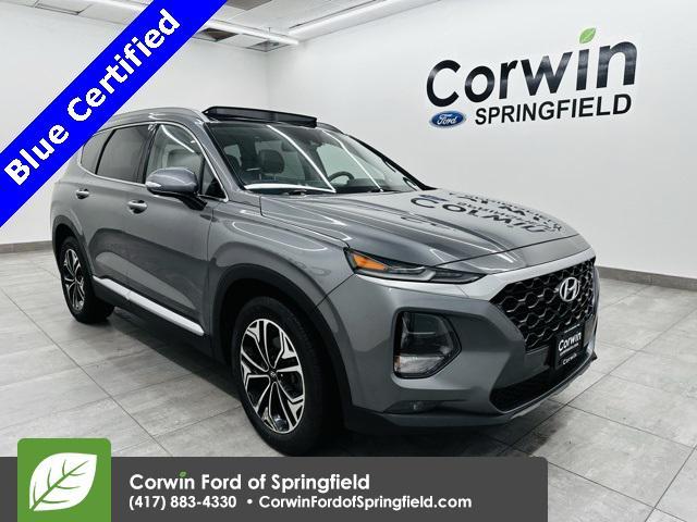 used 2019 Hyundai Santa Fe car, priced at $18,467