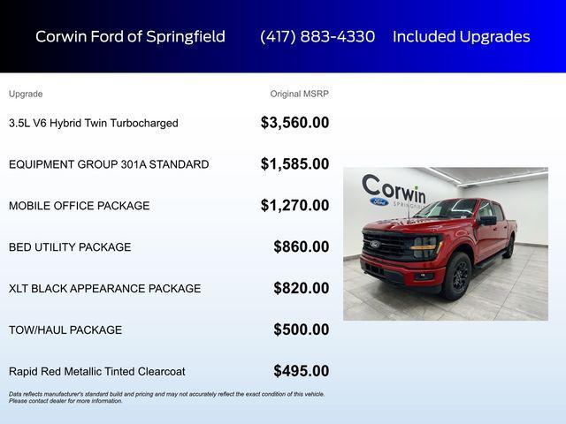 new 2025 Ford F-150 car, priced at $55,488