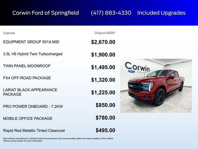 new 2025 Ford F-150 car, priced at $69,816