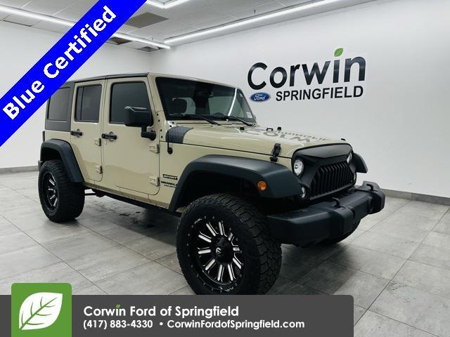 used 2017 Jeep Wrangler Unlimited car, priced at $22,814