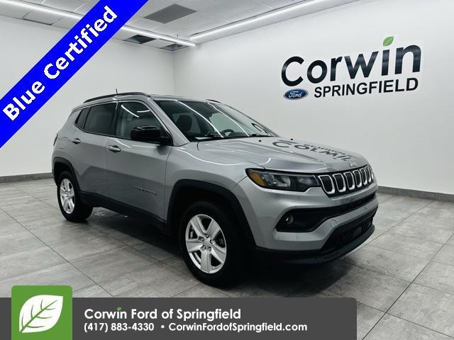 used 2022 Jeep Compass car, priced at $18,218