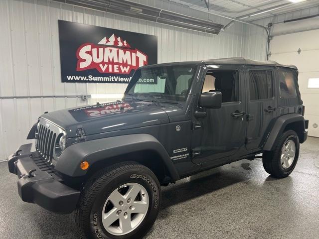 used 2017 Jeep Wrangler Unlimited car, priced at $23,542
