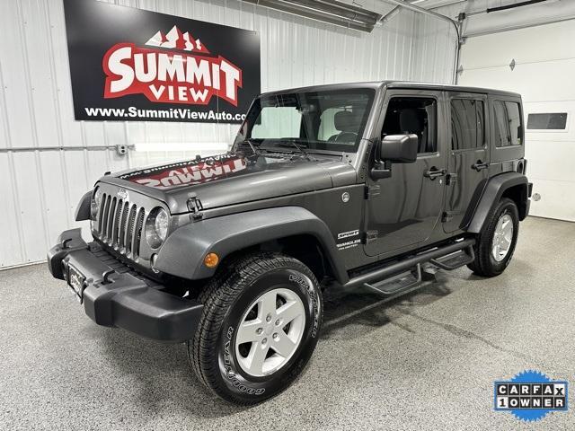 used 2017 Jeep Wrangler Unlimited car, priced at $21,995