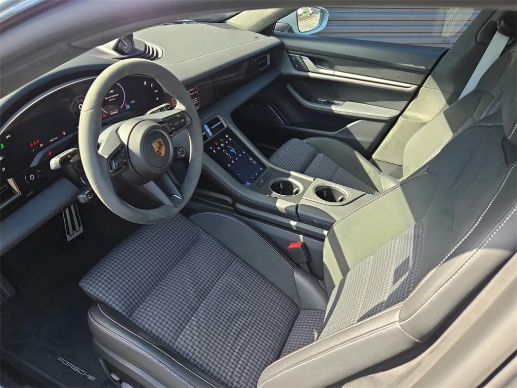 used 2025 Porsche Taycan car, priced at $142,000