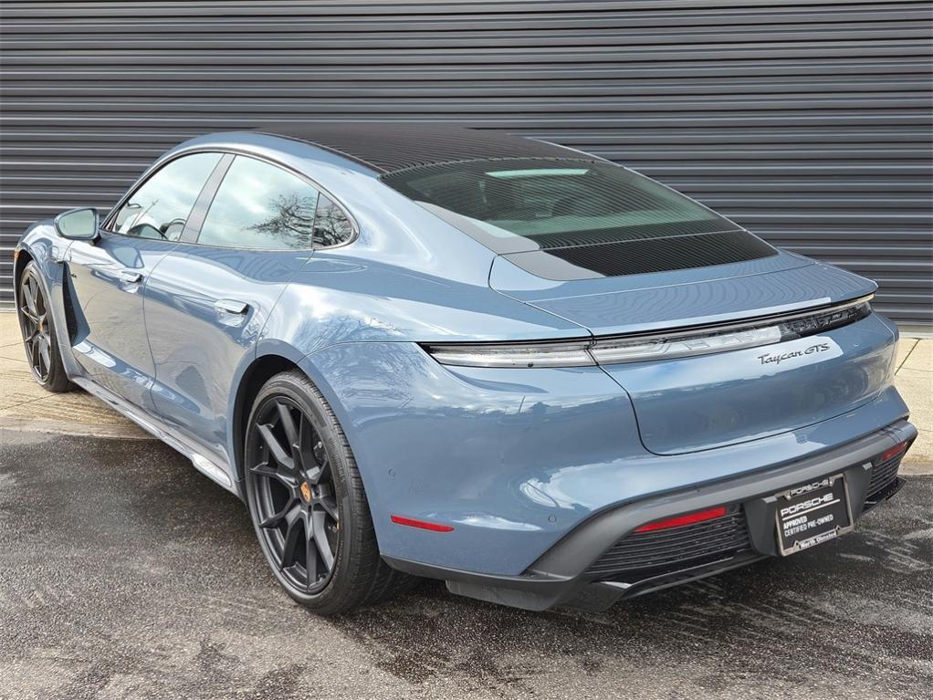 used 2025 Porsche Taycan car, priced at $156,400