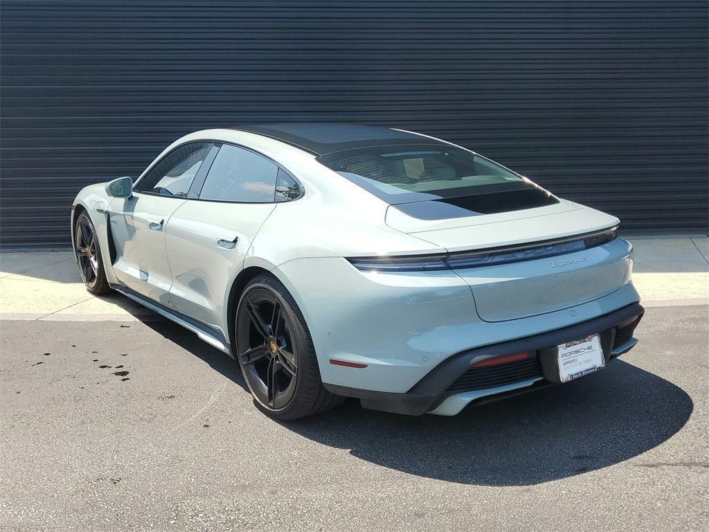 used 2025 Porsche Taycan car, priced at $135,000