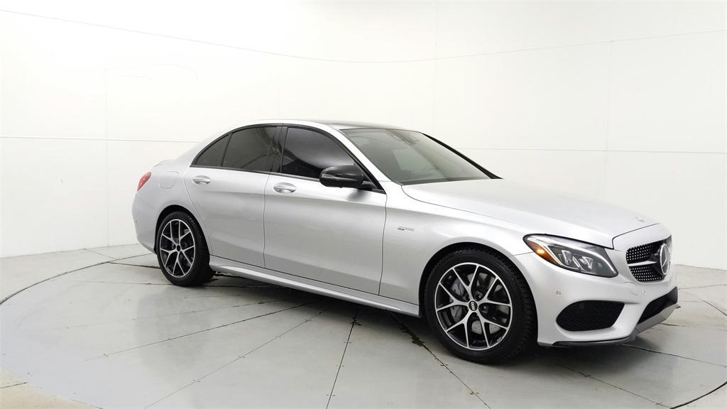 used 2018 Mercedes-Benz AMG C 43 car, priced at $26,999