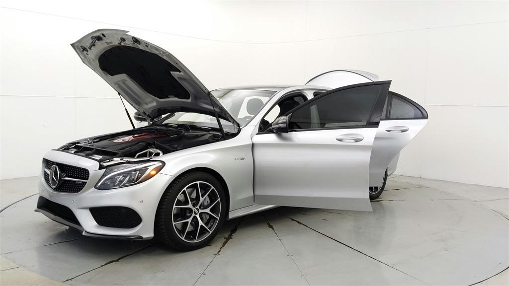 used 2018 Mercedes-Benz AMG C 43 car, priced at $26,999