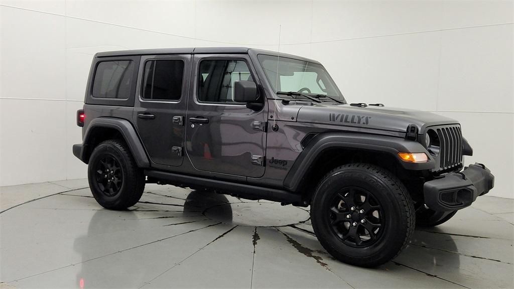 used 2022 Jeep Wrangler Unlimited car, priced at $30,262